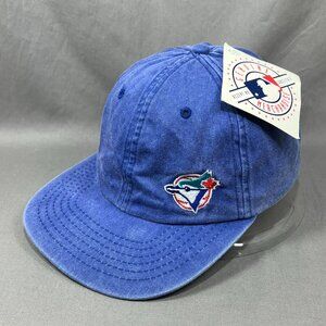 Vtg Toronto Blue Jays New Era KMG Pro Model MLB Straphook Hat Baseball Dad Mens